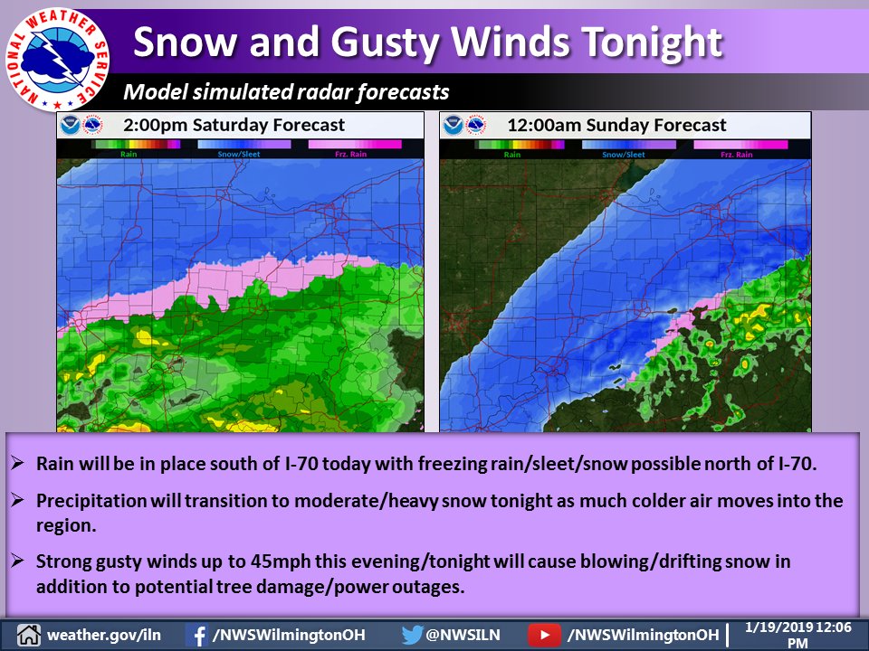 NWSILN's tweet photo. Don't let your guard down.  Hazardous conditions expected tonight with strong gusty winds and heavy snow. https://t.co/b3i0iA3W1R