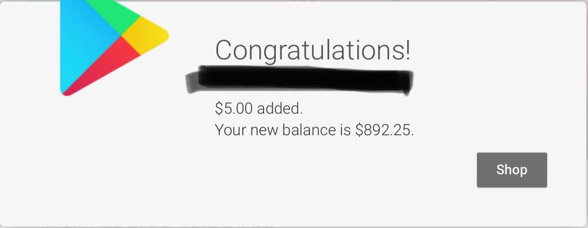 Selling <a href="/GooglePlay/">Google Play</a> Gift Card with very cheap price !!!! 5$ per code !!!! DM if interest !!!!
 Payment method : Paypal