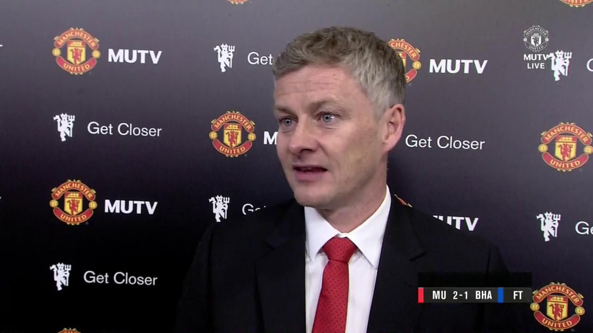Ole Gunnar Solskjaer discusses today's hard-fought victory for #MUFC...