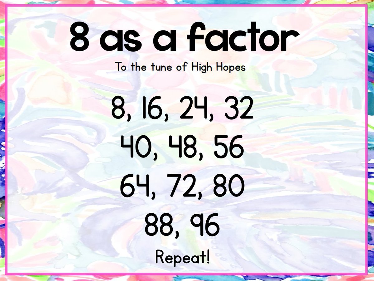 You know you love teaching when ... you're listening to the radio on a Saturday morning and all you can do is skip count by 8! Wait, what are the real words again?! <a href="/ms__kwashington/">Kayla Washington</a> <a href="/AmyMiedlar/">Amy Miedlar</a> <a href="/BCPSMATH/">TEAMBCPS Math</a> <a href="/Team_MCES/">Mays Chapel ES</a>