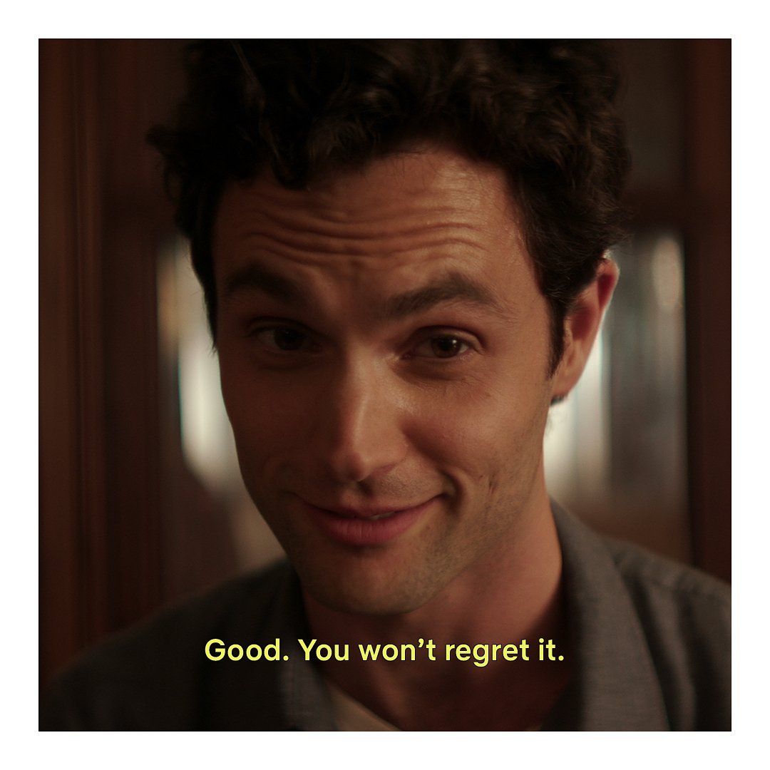 NetflixSA's tweet photo. Plot twist: she regretted it

#You https://t.co/474oRHX5wx