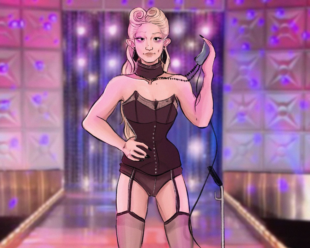 mardyart's tweet photo. Exo goes rupaul’s drag race

Just a reminder that doing drag is an art and this is just a fanart https://t.co/2WrKmB1a7q