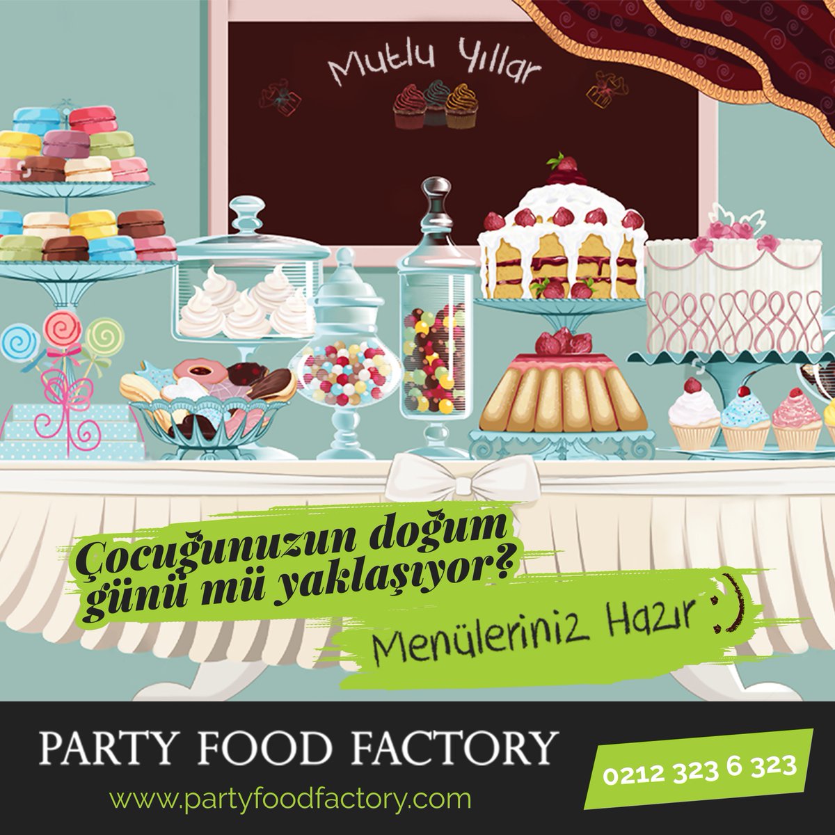 PartyFoodFacto1's tweet photo. Cocugunuzun dogum gunu mu yaklasiyor ? Henuz ikramlarinizi planlamadiysaniz menulerimize goz atin... #etkinlik #davet #organizasyon #dogumgunu #cocukdogumgunu #catering #party #partyfood #fingerfood #partyfoodfactory #meze #kanepe #happyhour #coffeebreak #caysaati #kurumsalevent https://t.co/LTGNgGcUas
