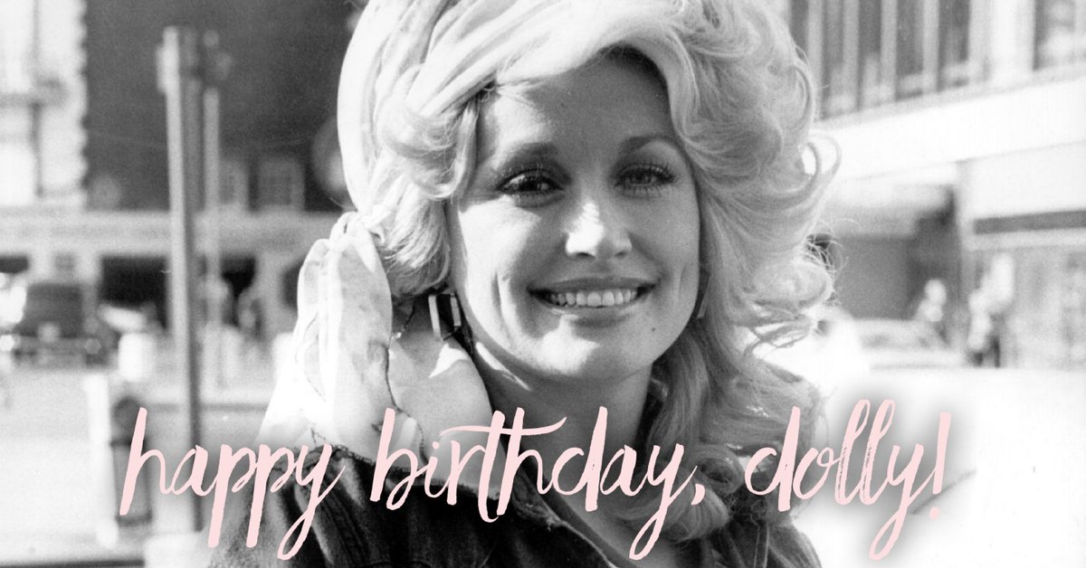 Happy Birthday, Dolly! Thanks for inspiring with your music, and pushing us all to be better people. We ❤️ you! What’s YOUR favorite Dolly Parton song? #happybirthday #dollyparton #dolly
