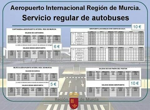 Estos son los horarios y tarifas de las líneas de autobús que facilitan el acceso nuevo al Aeropuerto Internacional de la #RegióndeMurcia. #AeropuertoInternacionalRM

✈️ Vuela ✈️