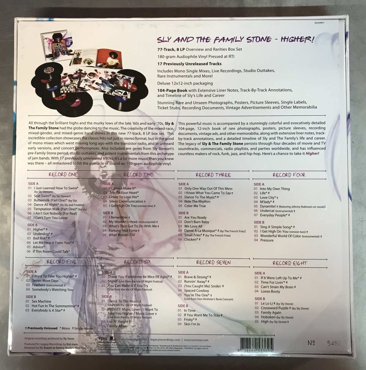 martulinadiscos's tweet photo. “Higher!” (2013), una retrospectiva de #SlyAndTheFamilyStone en edició numerada que inclou 8 vinils amb clàssics i rareses i un llibre de 104 pàgines amb assajos sobre el grup i un munt de fotos inèdites.
https://t.co/OtIszUhZ6W #Funk #Soul #PsychedelicSoul https://t.co/BZAZZKBmnN