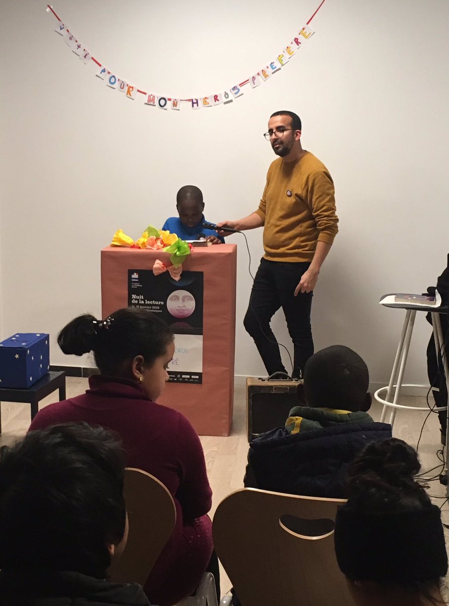PBiblioRonde's tweet photo. Les enfants défendent et votent pour leur héros préféré de la littérature jeunesse #NuitLecture #petitebibliothequeronde #clamart https://t.co/iHNe0dJuFF