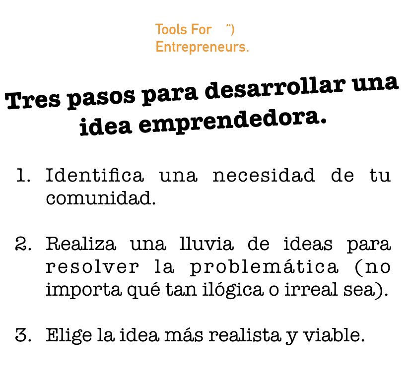 ricardomontalvo's tweet image. #ToolsForEntrepreneurs #Emprendedores #Negocio #Idea