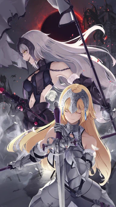 朝からイラストアップ!やっぱり好きです。ジャンヌさん。
#FGO 
