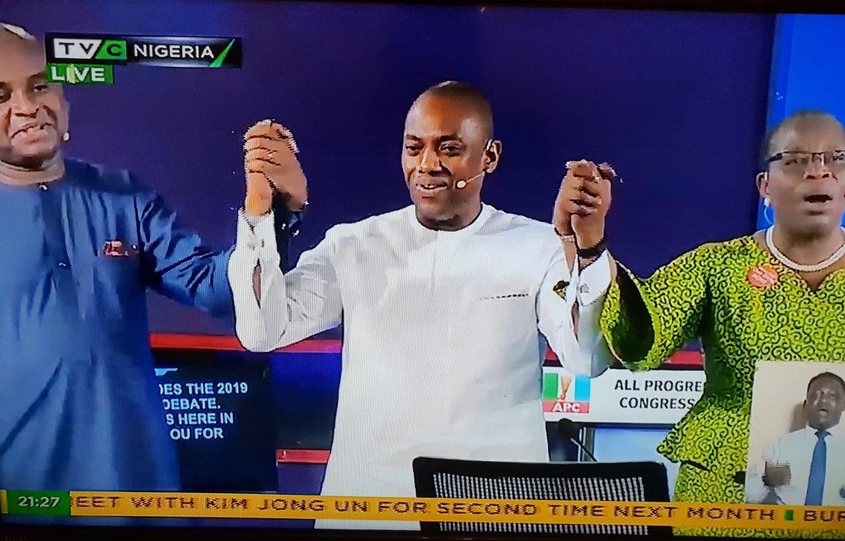 gidiblog's tweet photo. Did you watch the #2019presidentialdebate? what are your thoughts? #Nigeriadecides #2019debate #election #thisisnigeria https://t.co/XGTtK1FGeV