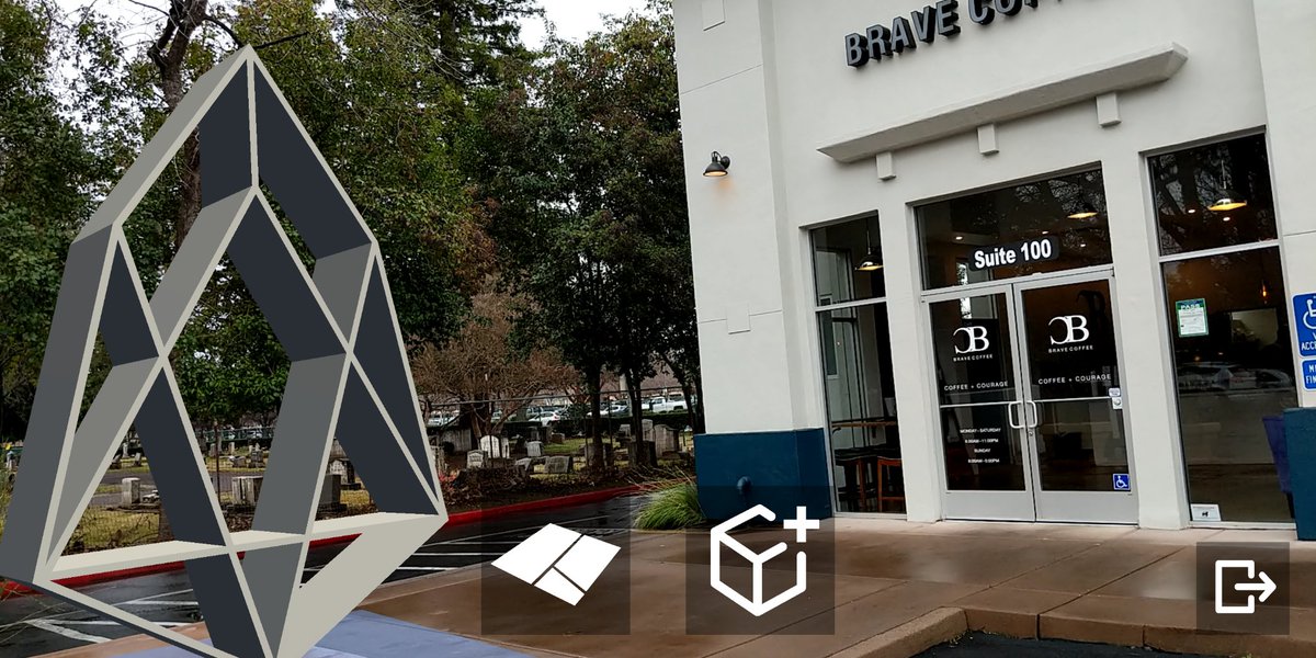 maximusmaximus's tweet photo. Giant EOS logo in augmented reality using Infiniverse. #infiniverseAR #AugmentedReality #AugmentTheWorld #eosio #cryptocurrency #bitcoin #dpos https://t.co/GB8bhanHUn