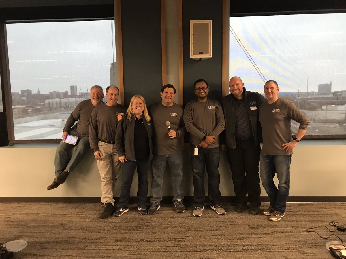 beckybertram's tweet photo. Truly, #STL has the best #SharePointSaturday team in the world! I’m honored to work @ggunk @feldkerb @shankarajay1 @derekcwatson @robfschmidt and Matt Holt! #StlO365Sat please give these guys a round of applause for another successful event! #ThankYouAndGoodnight https://t.co/FySyNKexwT