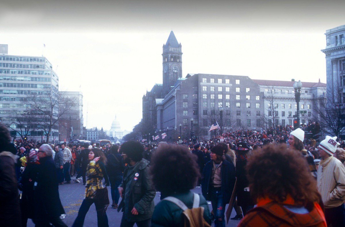 zippyman818's tweet photo. @BeschlossDC Looking east on  Pennsylvania Avenue 20 Jan 1973 and in June 2017. Now with Bike Lanes! #BikeLaneUprise #JCCIC https://t.co/4YPi6jeJHQ