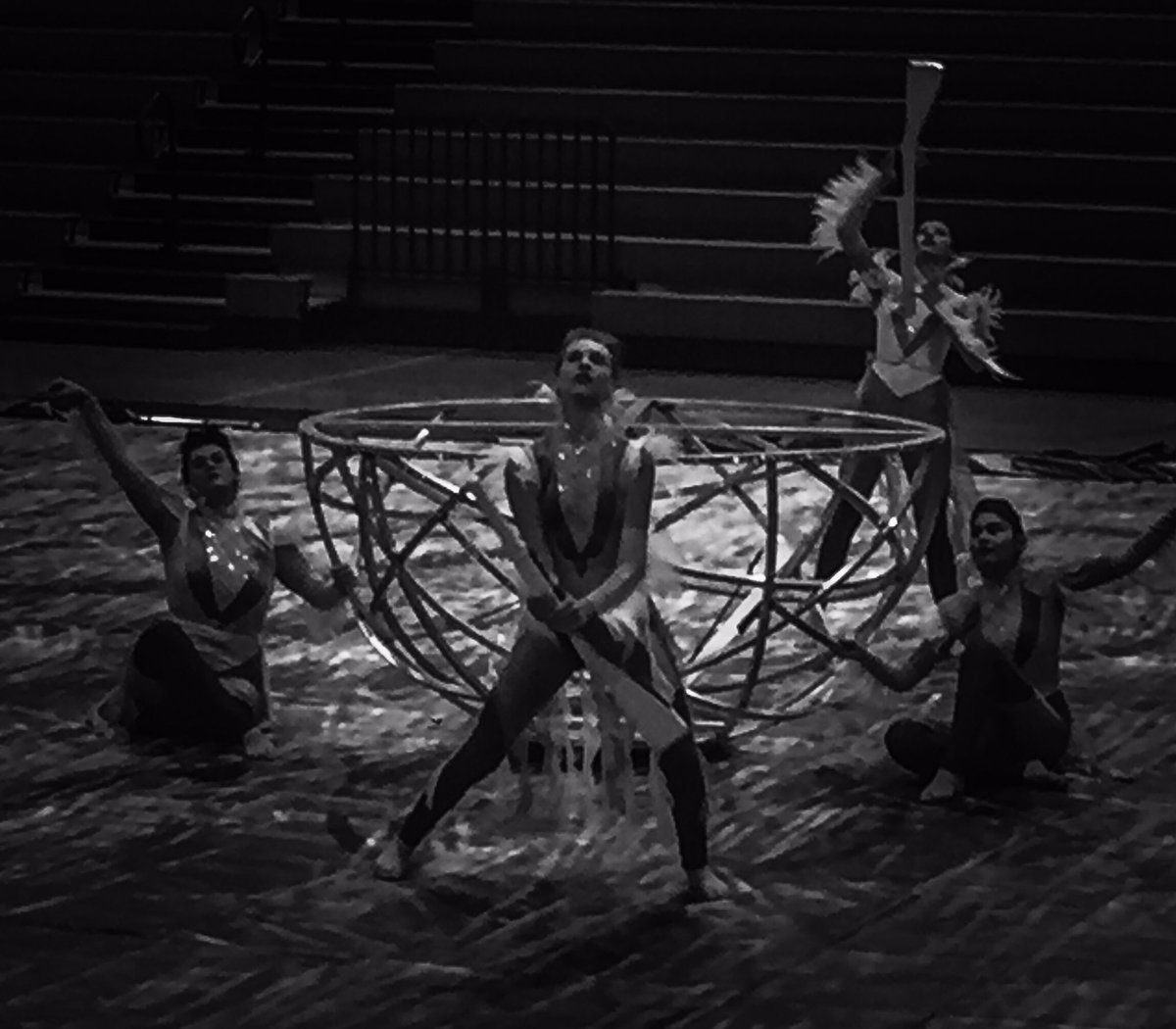 And Winter Guard begins! CPHS JV and Varsity Guard at the TCGC Field Day!!  #tcgc #wgi