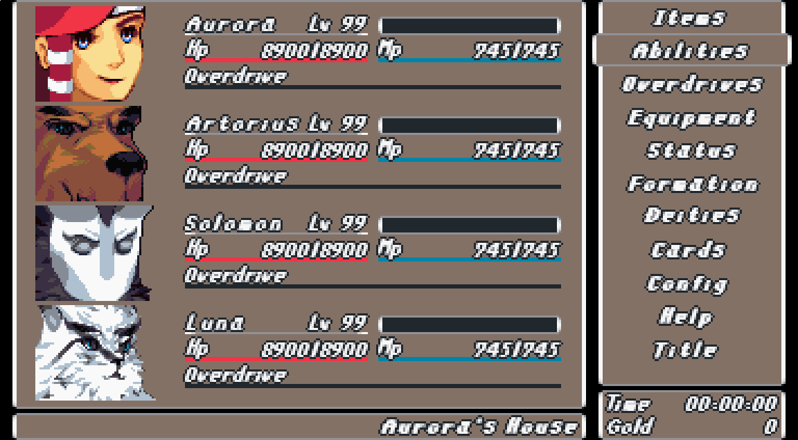 AuroraPixels's tweet photo. In-Game Menu WIP
#pixelart #GameMaker #gamedev https://t.co/RCieu440ps