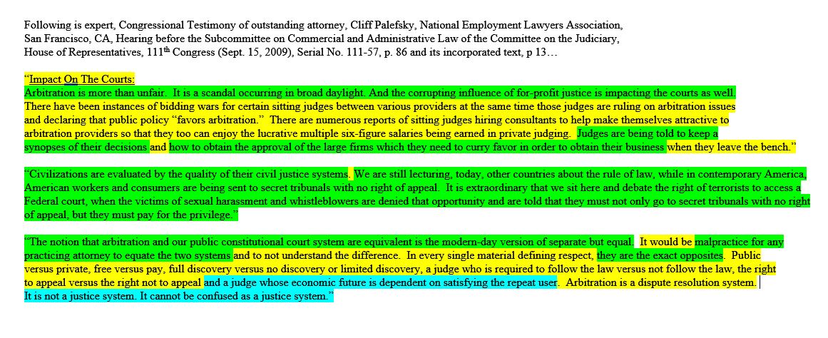 Arbitration Is Fraud tweet media