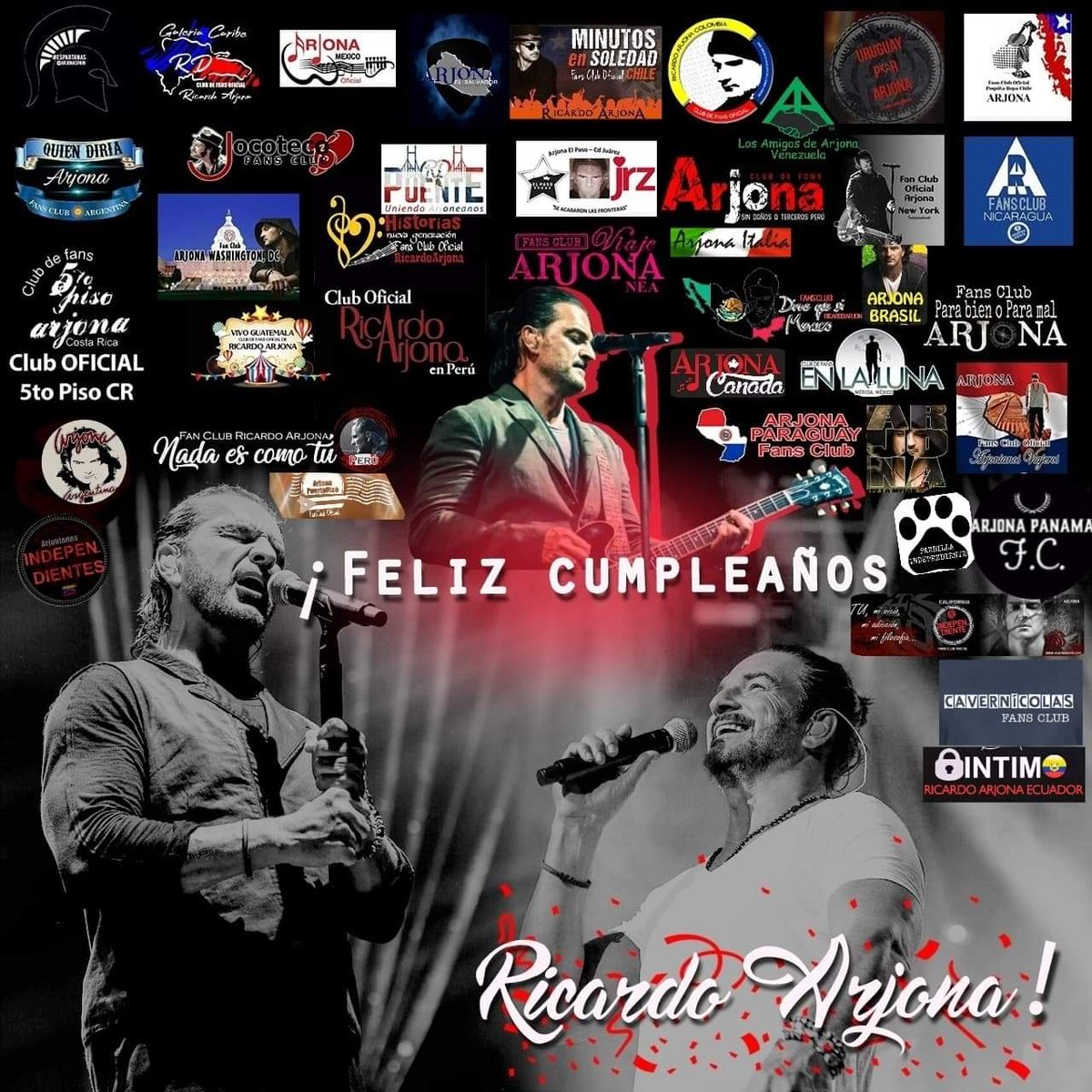 Dimequesimex's tweet photo. @Ricardo_Arjona  nuestro gran deseo es que cada uno de los días de tu vida siga siendo el más maravilloso que pudiste tener! Feliz cumpleaños!! @INFOMUNDOARJONA #FelizCumpleArjona https://t.co/nvLntn1DHC