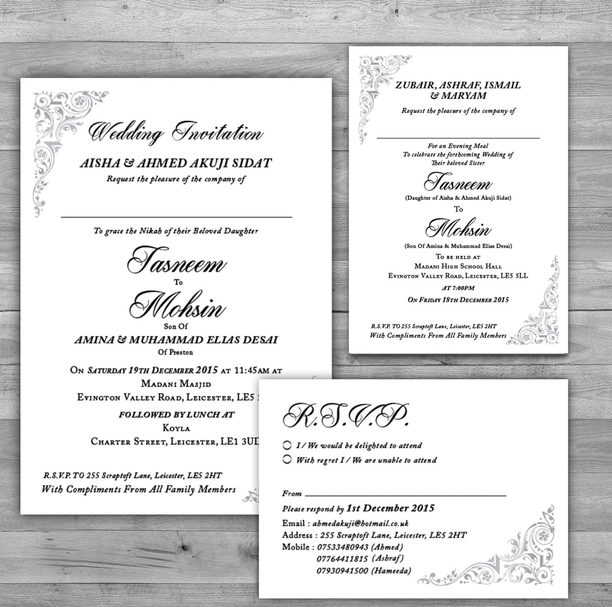 mwdirectoryuk's tweet photo. Specialising in bespoke wedding invitations & all other wedding stationery products.
https://t.co/ueaEdLot0s
#mwdirectoryuk #mwd #britishmuslimwedding #weddingdirectory #weddingsuppliers #weddngservices #supportlocalbusiness #weddinginvites #weddingstationery #welcomeboards https://t.co/sWUxCTONoM