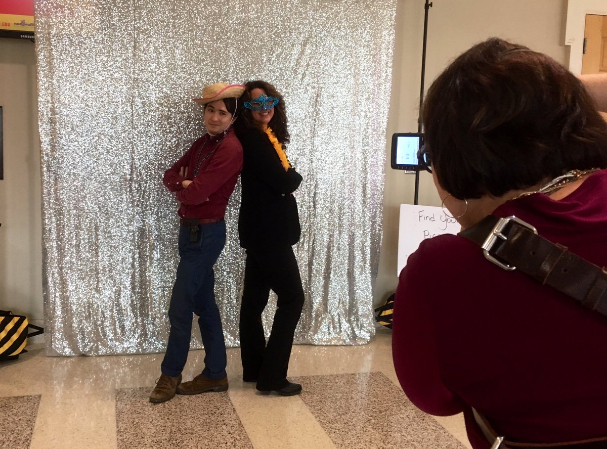 PM4Change's tweet photo. UMD Project Management Center for Excellence, our amazing partners, killed it at our photo booth station! #DC19PMDOS https://t.co/OxsIRFyA5R