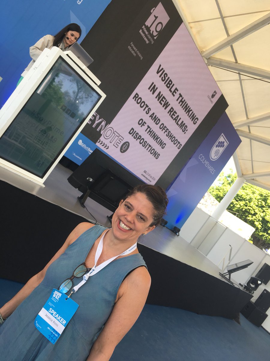 SheyaPZ's tweet photo. A fantastic #interactive keynote on the “Roots and Offshoots” of #thinkingdispositions with @Rabbitross at @primelearningmx’s #PLB2019! #visiblethinking #artfulthinking #soyprime @ProjectZeroHGSE @AgencybyDesign https://t.co/CcCexqq9Am