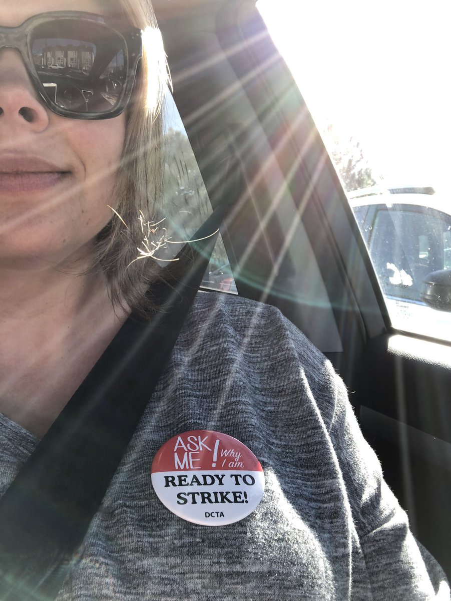 Ask me why I am ready to strike! #DCTAStrong #strikevote #notcoolDPS