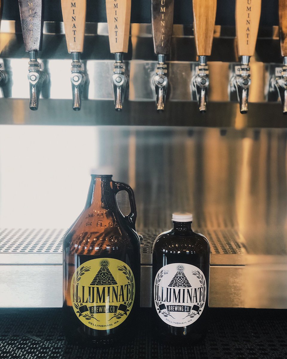 Fill em up today! Tapping now: No Deal Brexit, British style IPA (7%ABV)
#pnw #craftbeer #illuminatibrewing #illuminati #bellinghamtaptrail #ipa #growler #bellingham #wa