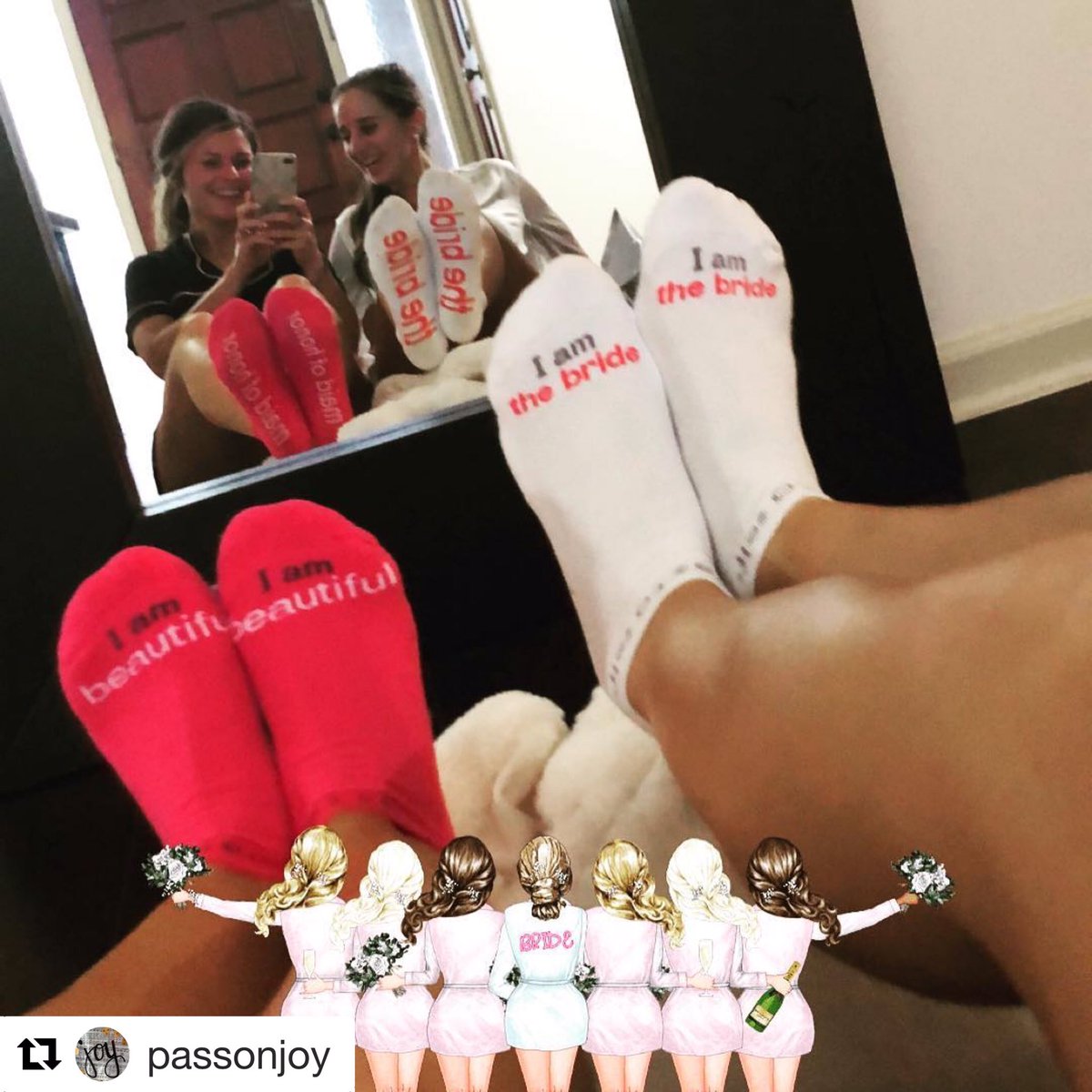 RT @notestoselfsock: Thank you @presson1013 for this fun picture! #beautiful #friends #bride #maidofhonor #bridesmaids #bridal #wedding #weddingplanning #marriage #happiness #iamthebride #iamthebridesocks #iambeautiful #bridesmaid #notestoselfsocks #word…