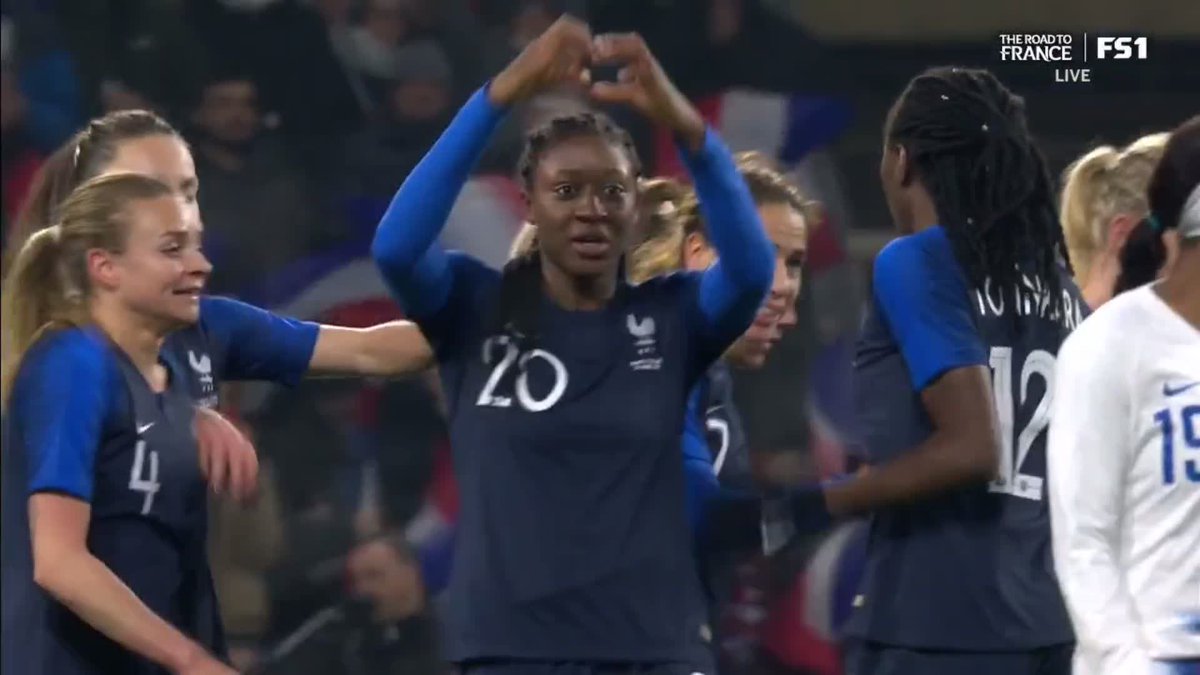 Diani begins and ends France’s opener as the host leads 1-0 vs. USWNT (📹:@FOXSoccer)