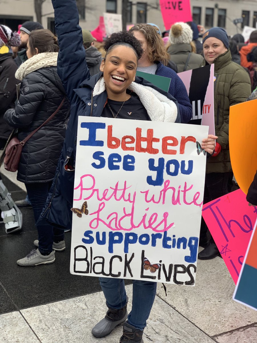 selandreaa's tweet image. #WomensWave #intersectionalitymatters #RepresentationMatters #WomensMarch