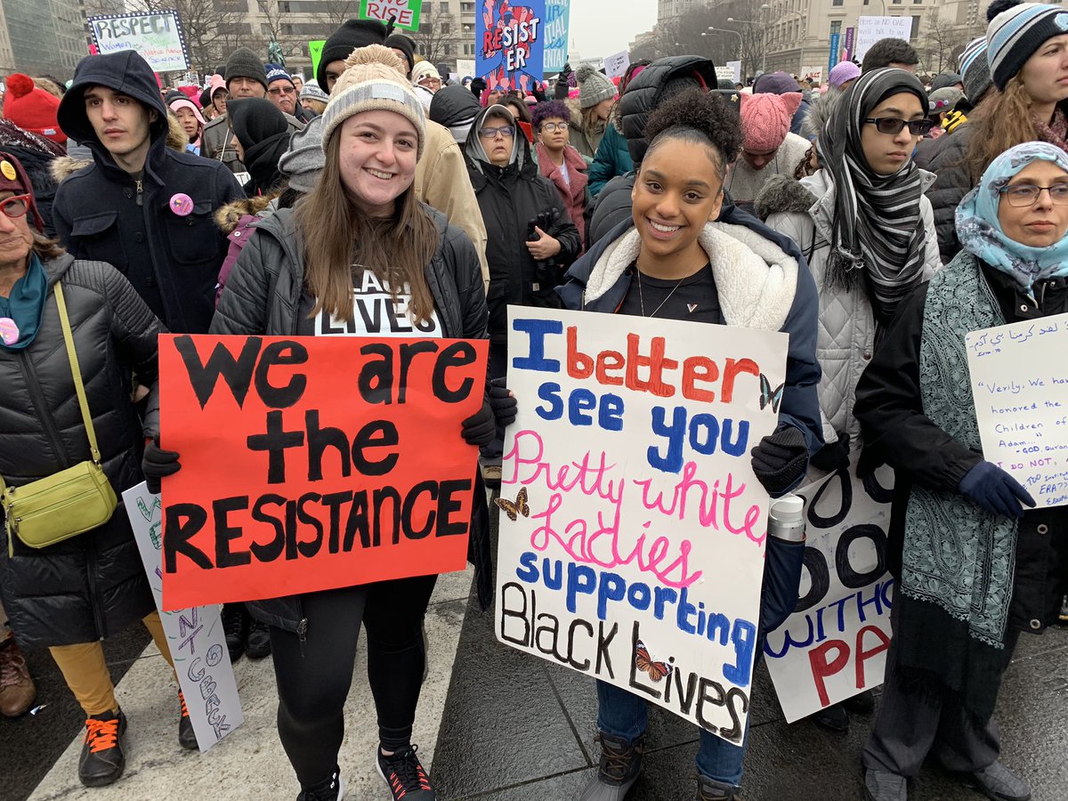 selandreaa's tweet image. #WomensWave #intersectionalitymatters #RepresentationMatters #WomensMarch