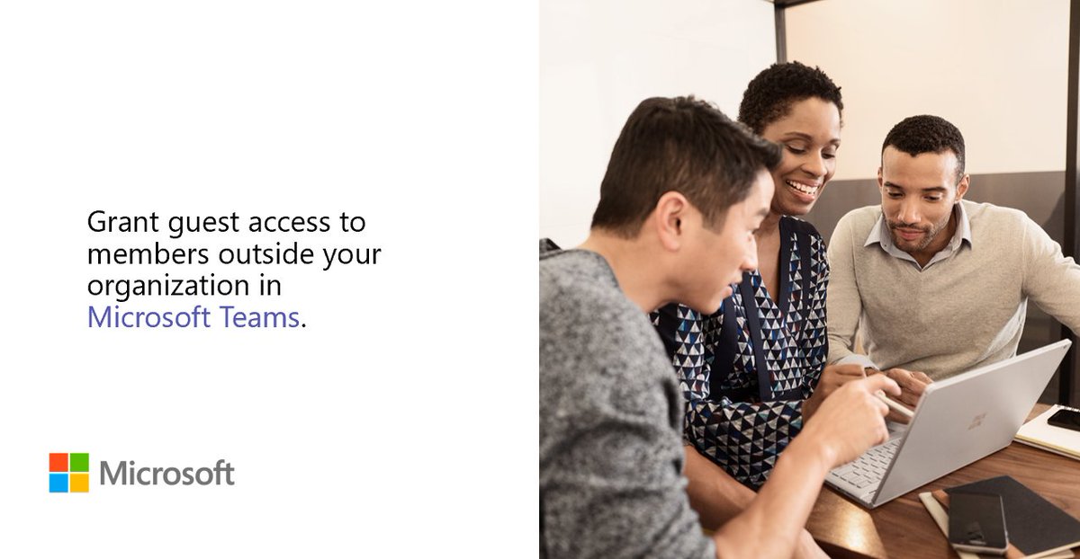 Need to collaborate with someone outside of your organization? Grant them guest access in #MicrosoftTeams and start working on projects together. msft.social/3x09no