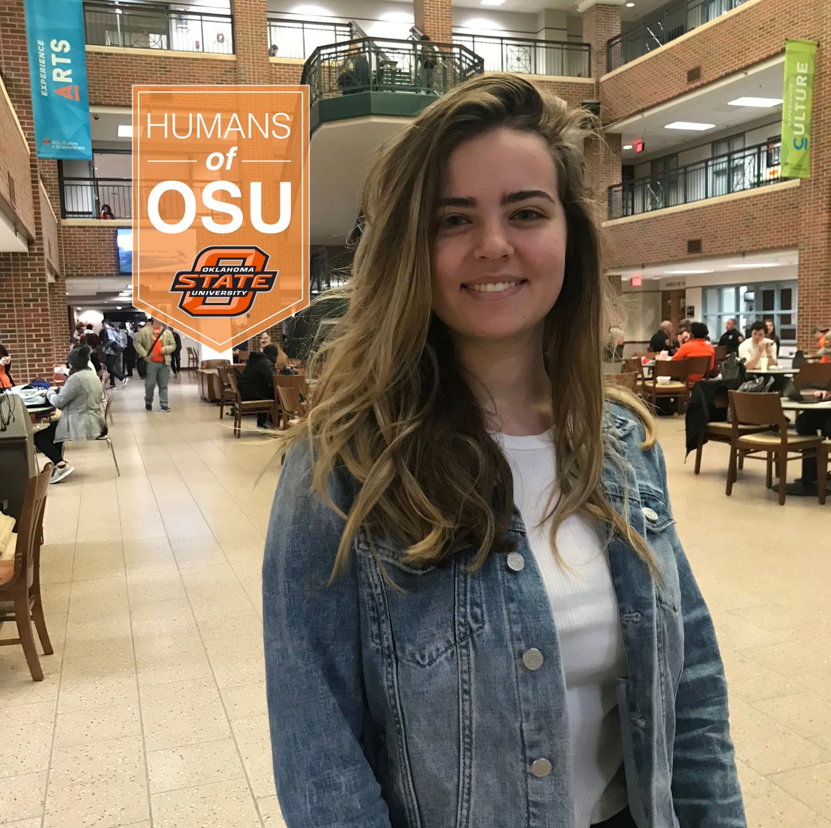 okstate's tweet photo. “I’m passionate about reading and writing. I like to read young-adult novels, but I enjoy all sorts of reading. My favorites are dystopian, art fantasy and contemporary novels."
-
Catelan Berry
#okstate Freshman
Denton, Texas
See more #HumansOfOSU: https://t.co/Wfeh08DuZd https://t.co/jCs8nBGKU3