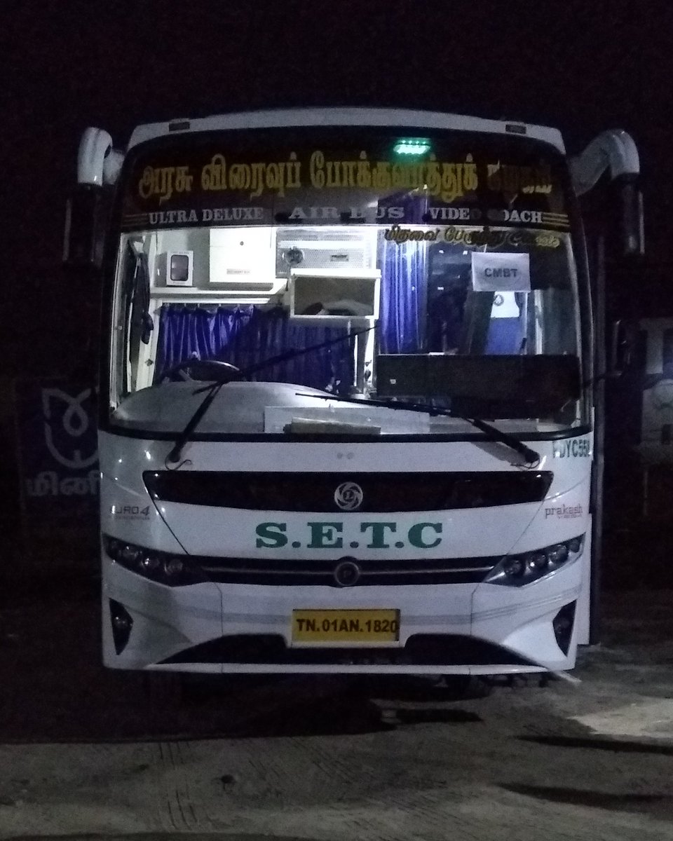 nandhakumarbalu's tweet photo. And here is who are all asked for.. yes  this is the bus who played #petta piracy print movie for travellers from Karur - Chennai route @RBSIRAJINI https://t.co/rC7nUgWpdz