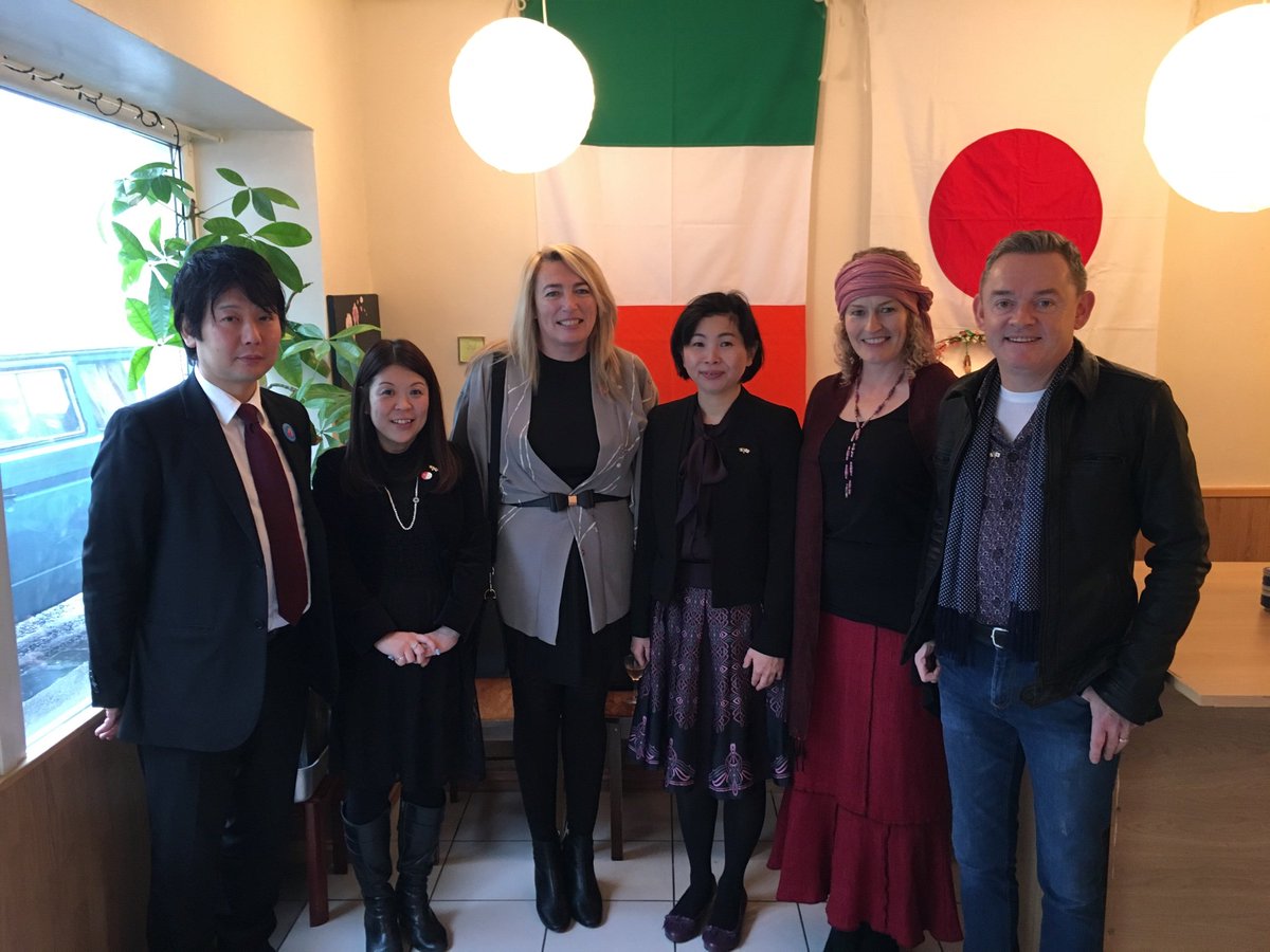 Great celebration of Japan-Galway relations at <a href="/wacafegalway/">WA SUSHI (WA CAFE)</a> today with  Japanese Ambassador, Japanese Embassy, <a href="/GalwayCityCo/">Galway City Council</a> <a href="/galway2020/">Galway 2020</a> <a href="/kingsheadgalway/">TheKingsHeadGalway</a>  Thanks to Yoshimi for wonderful reception