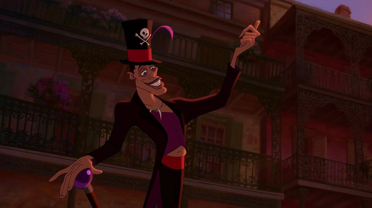 DR. FACILIER (The Princess and the Frog)Redeemable: I think Shadow Man just kept going until he was in too deep to get right by his friends on the other side. He could've stopped but not when the movie starts.Does He Fuck: Of COURSE the voodoo man from New Orleans fucks.