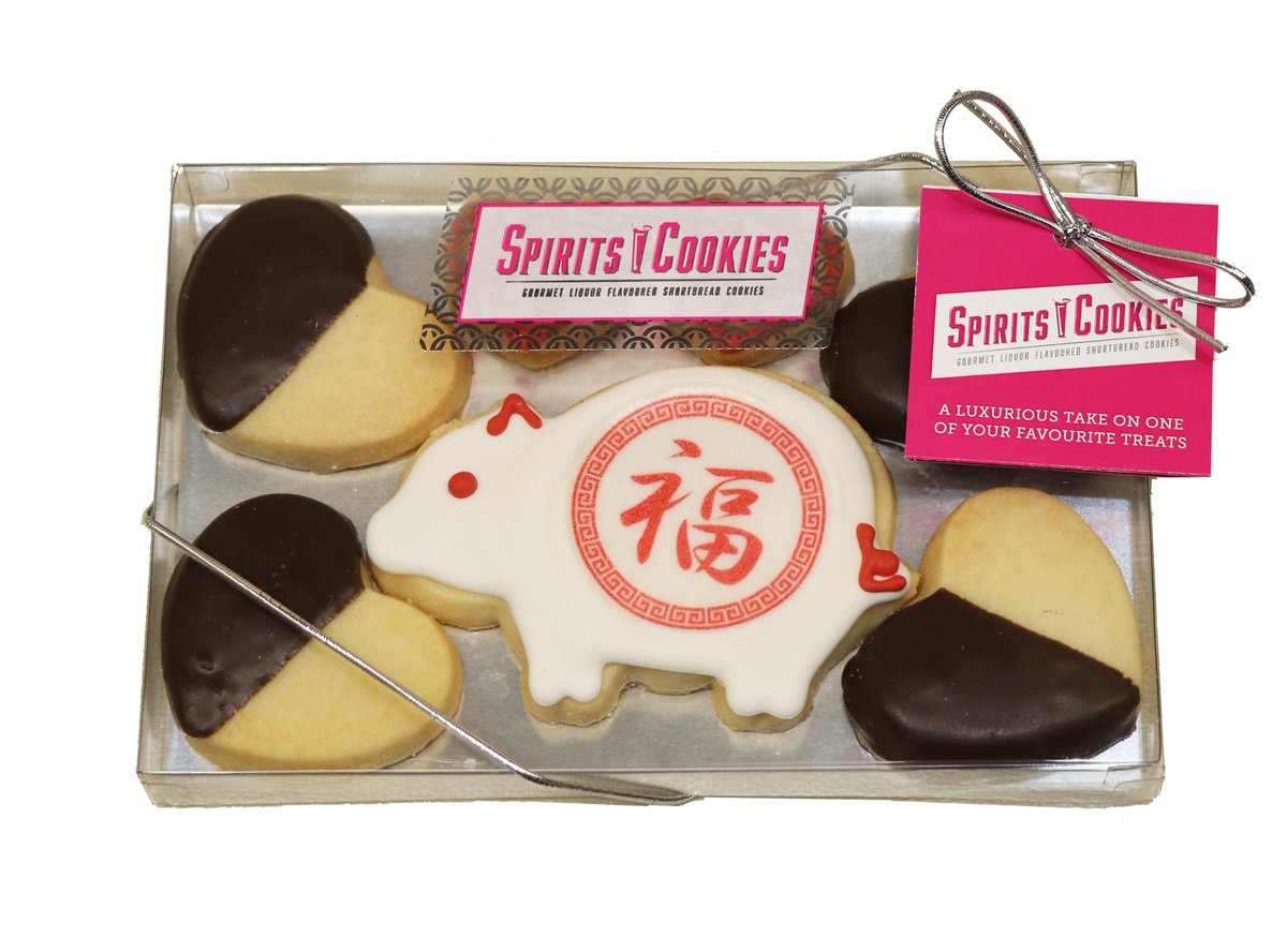 spiritscookies's tweet photo. Chinese New Year 2019 is the year of the pig! 🐷
To celebrate Spirits Cookies is introducing our Limited Edition package of Cherry Brandy Gourmet Shortbread in pig and heart shapes!
#spiritscookies #shortbread #cherrybrandy #ChineseNewYear #YearOfThePig #Chinesezodiacsign https://t.co/8leQWZ35nk