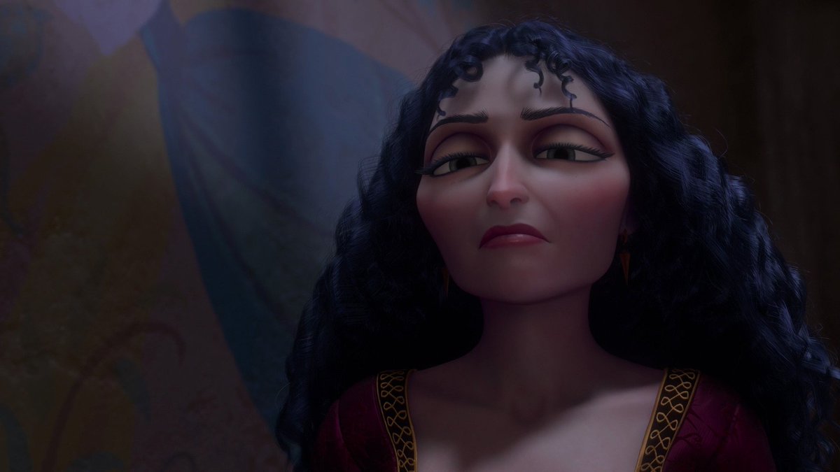 MOTHER GOTHEL (Tangled)Redeemable: Whole film is driven by her desire for self-preservation at all costs, no matter who she has to destroy and/or gaslight forever. She's a great villain BECAUSE she's so irredeemable.Does She Fuck: Look at her at the tavern, hell yeah she does.