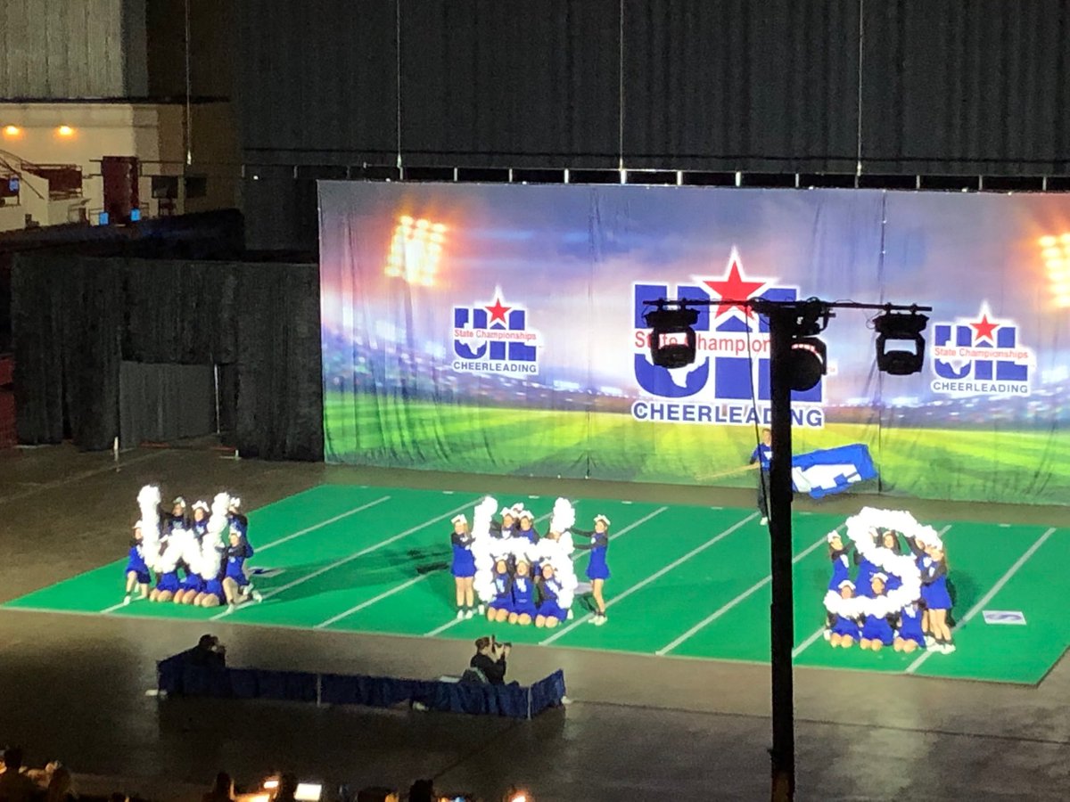 bigroodat's tweet photo. ⁦@RooCheerWHS⁩ advances to UIL State Cheer Competition finals! #RooPride #weatherfordisd https://t.co/daJiv903gL