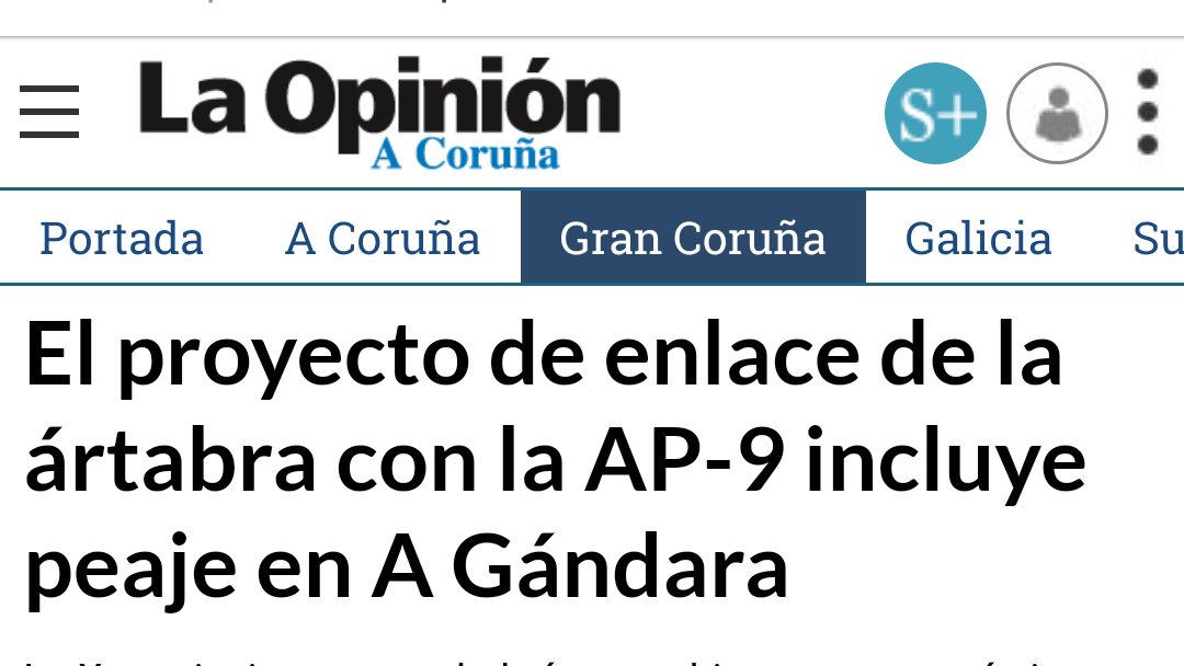 Claro, mais portagens na Galiza. Semelha umha idea magistral. 🤔