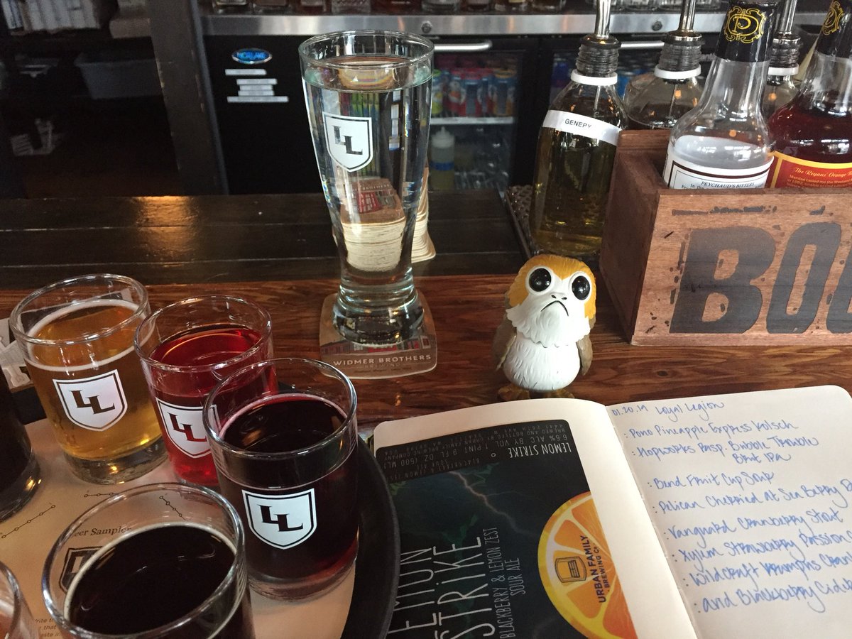 MiCorazonMiAmor's tweet photo. Porg and I are wild, fancy and free on our own so we found the best damn tap bar in Portland @LoyalLegionPDX
#adventuresofporg #porgalert #porglife #porgnation #porg #porgs #porgsinpublicplaces #porgland #beerporg #ciderporg #pdxporg #crftbeer #independentbeer #crftcider #cider https://t.co/Cq82q5qI6t