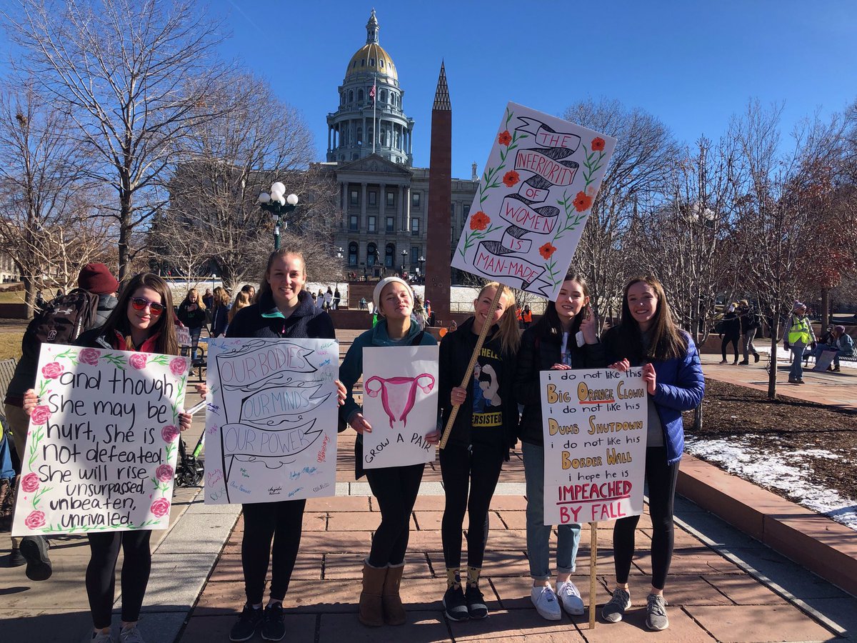 mabelgygi's tweet photo. This is why we march. #TheFuture #Girls #WomensMarch2019 #WomxnsMarchDenver
#IMarchBecause
#WhyImarch https://t.co/TiEP0B8NUc