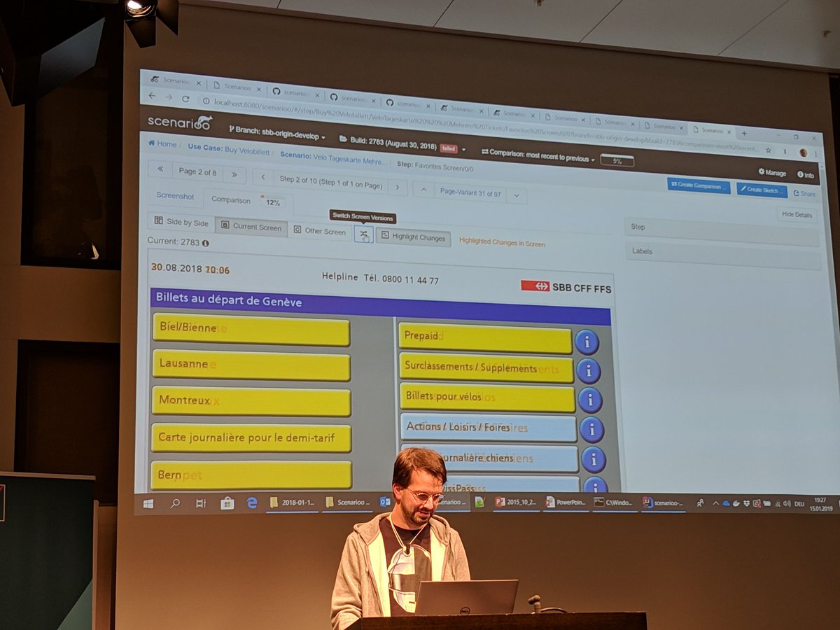 Thanks to everybody who came to see the "Scenarioo show" at the <a href="/GDGZH/">GDG Zurich</a> / Selenium meetup last Tuesday. Hoping some of you actually give Scenarioo a try 🤓