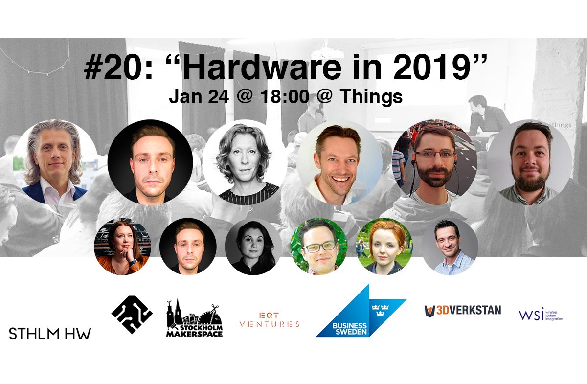 Thursday is @sthlmhw 'Hardware in 2019' meetup at @STHLMthings, including: - key trends from CES - 2019 in 3D Printing - a Makerspace tour - 'Labtrino' is Hardware Startup of the month Free & paid tickets available. …w-20-hardware-in-2019.confetti.events