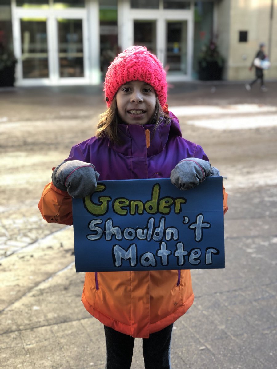 Out of the mouths of babes. #WomensMarchYYC #womensmarch2019 #yyc