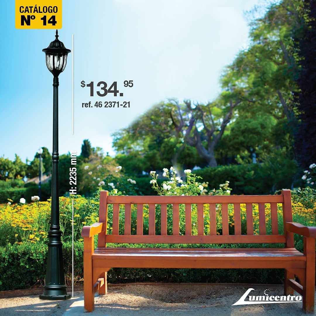 Este elegante farol para exteriores  forma parte de nuestro catálogo No. 14, vigente del 16 de noviembre de 2018 al 20 de enero de 2019 o hasta agotar existencia dentro del período promocional.

Los precios no incluyen ITBMS.

Puedes buscarlo en cualquiera de nuestras sucursales.