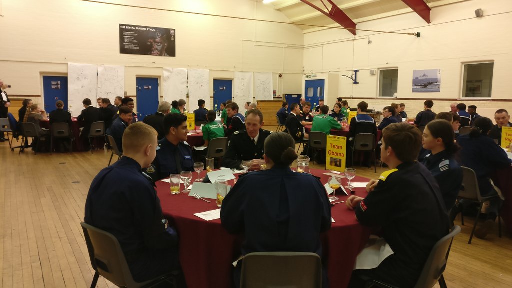 Cadets from all four organisations entertaining guest, DAC John Shelsrove <a href="/LFBFireCadets/">🚒 LFB Fire Cadets 🚒</a>