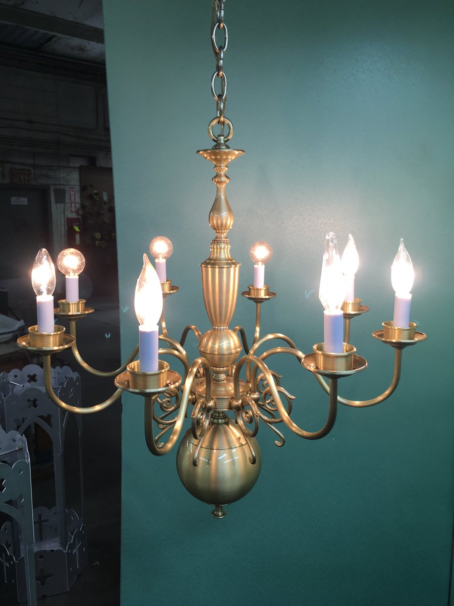 Made this little chandelier last week took like 8 hrs to scrounge fix parts roll and thread arms powder coat and assemble the bulbs are for testing they were all I could find !
Tell me what you think Thanks