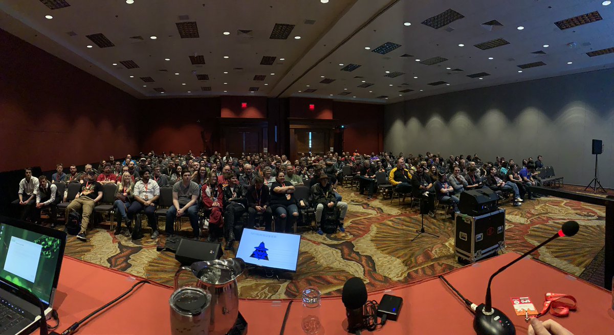 critshappen's tweet photo. Thank you all who came to our small knowledge bomb of designing games through failure! #ttfail was a great talk today and I appreciate @mmabrahamson and @RedPenOfDoom so much for their insights and openness! #PAXSouth https://t.co/Iswqd4BwFV