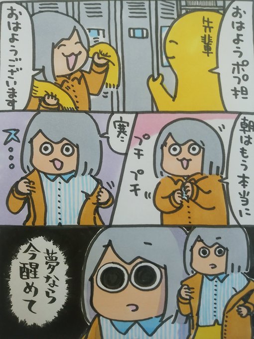 【ポップ担当日記】
朝に強いのがとりえのポップ担当ですが、実は昔一度だけパジャマを着て出勤してしまったことがあります。
#ポップ担当日記 