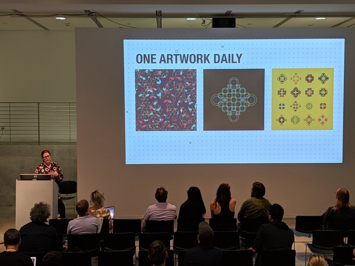 tinyjacketgang's tweet photo. . @sasj_nl
Presents an art a day for 4years. She's been on #processing for much of it.
#pcd2019 https://t.co/TgBK1r7hPQ
